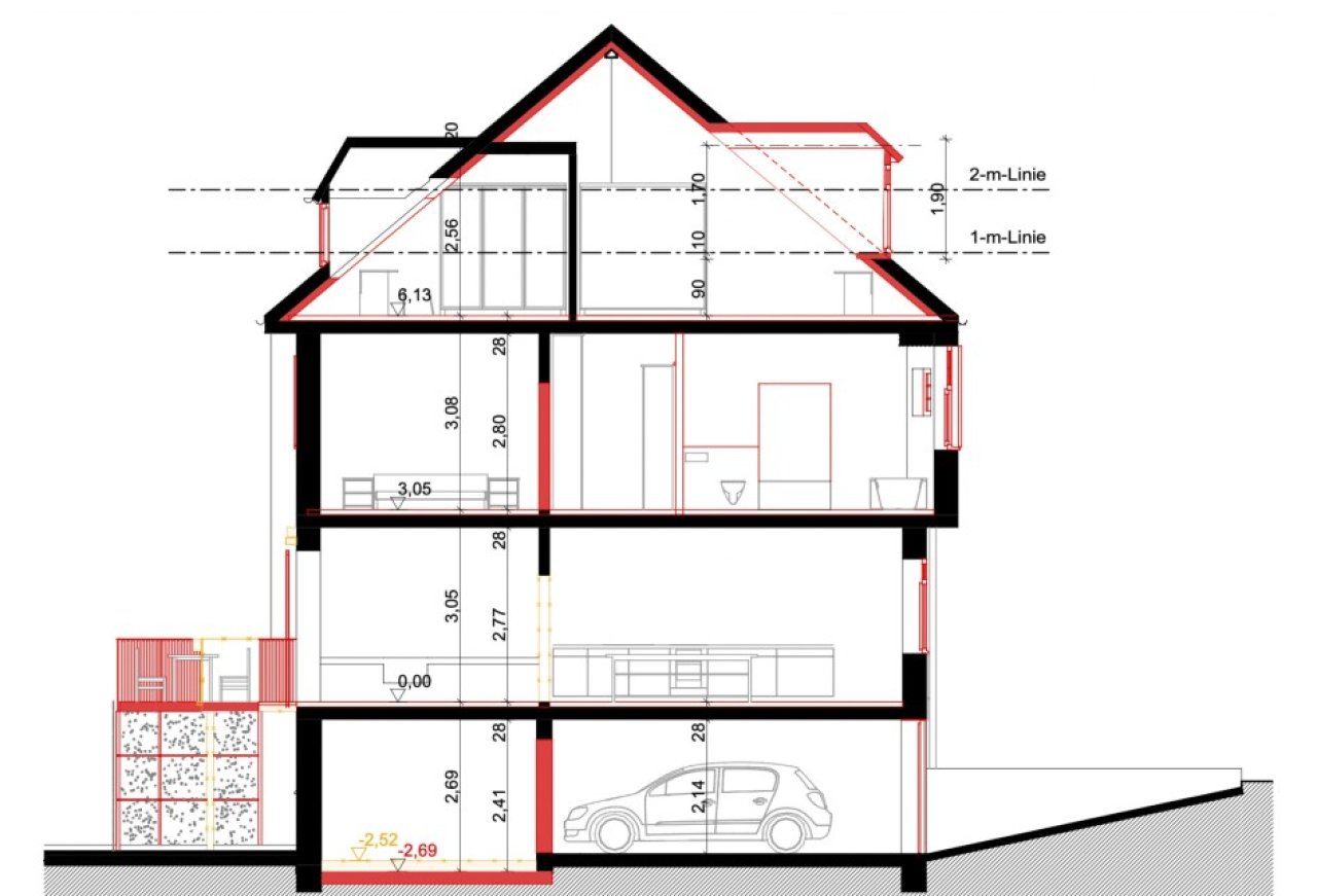 historisches Reihenhaus